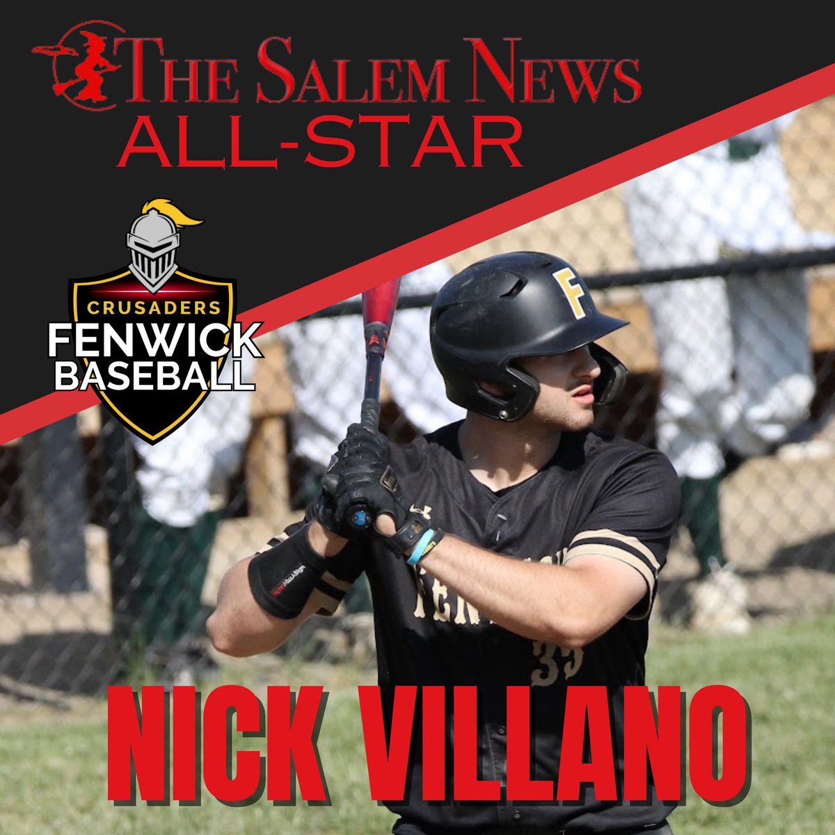 Congrats to <a href="/nickvillano34/">Nick Villano</a> for being named a 2023 @salemnewssports Baseball All-Star!