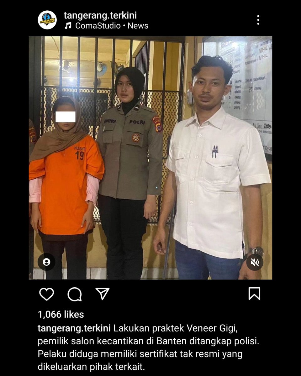 kortugi_ngetwit's tweet photo. Salon yang punya sertifikat veneer, semuanya sama di mata hukum. https://t.co/KiilqBpPNt