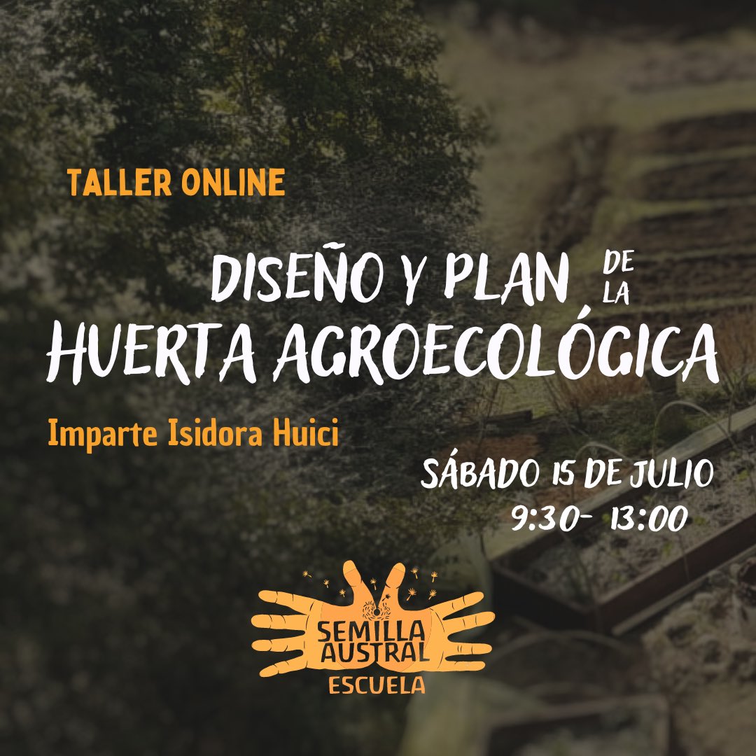 semilla_austral's tweet photo. El sábado 15 de julio daremos un taller para enseñarte a planificar y diseñar una huerta agroecológica 👩🏻‍🌾 Precio MUY accesible (17 luquitas) incluye semillas y acompañamiento. 
Ayúdanos a difundir 🙏🏾🌬️ https://t.co/u8mS4vqXJI