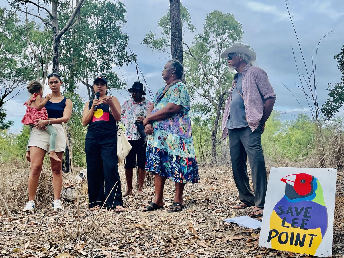 Please read this beautiful, heartbreaking letter from Larrakia leader Mililma May calling on <a href="/tanya_plibersek/">Tanya Plibersek</a> to halt the destruction of a culturally important ancient forest at Lee Point.

The trees in this special place predate colonisation.

<a href="/GetUp/">GetUp!</a> <a href="/up_rising_/">Uprising of the People LTD</a>