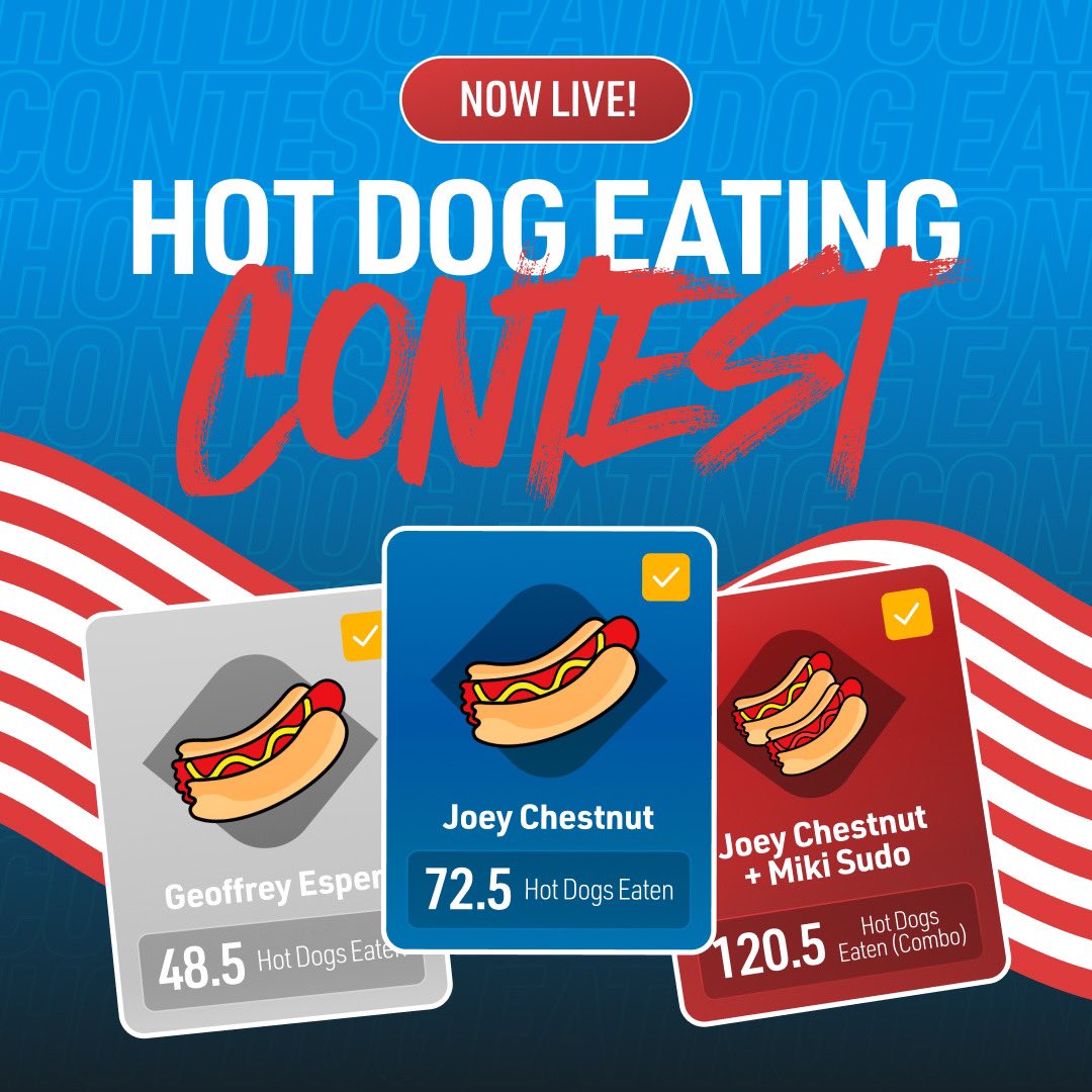 PrizePicks on Twitter "Tomorrow the dogs go down 🌭 🇺🇸 Will Joey