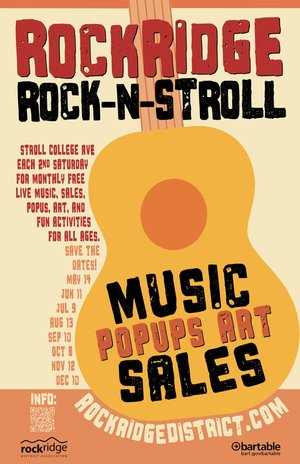 Visit Pegasus Books on College Ave this Saturday, July 8 during the #Rockridge Rock-n-Stroll for 10% off all purchases, and spin the wheel for a fun prize! Then stroll Rockridge for live music, art, pop-ups and sales.