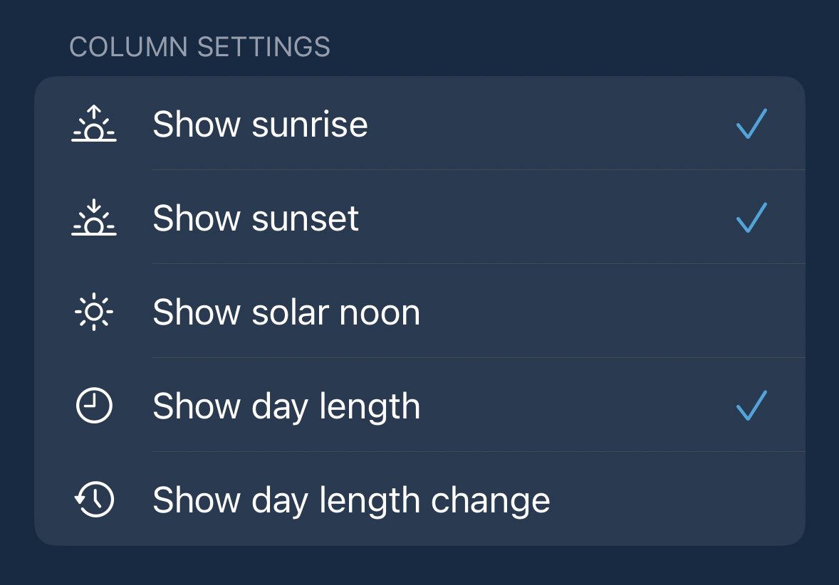 v2.1.0 dropped yesterday with some new options to configure what info you want to see in your times list screen. Check it out in the settings screen.