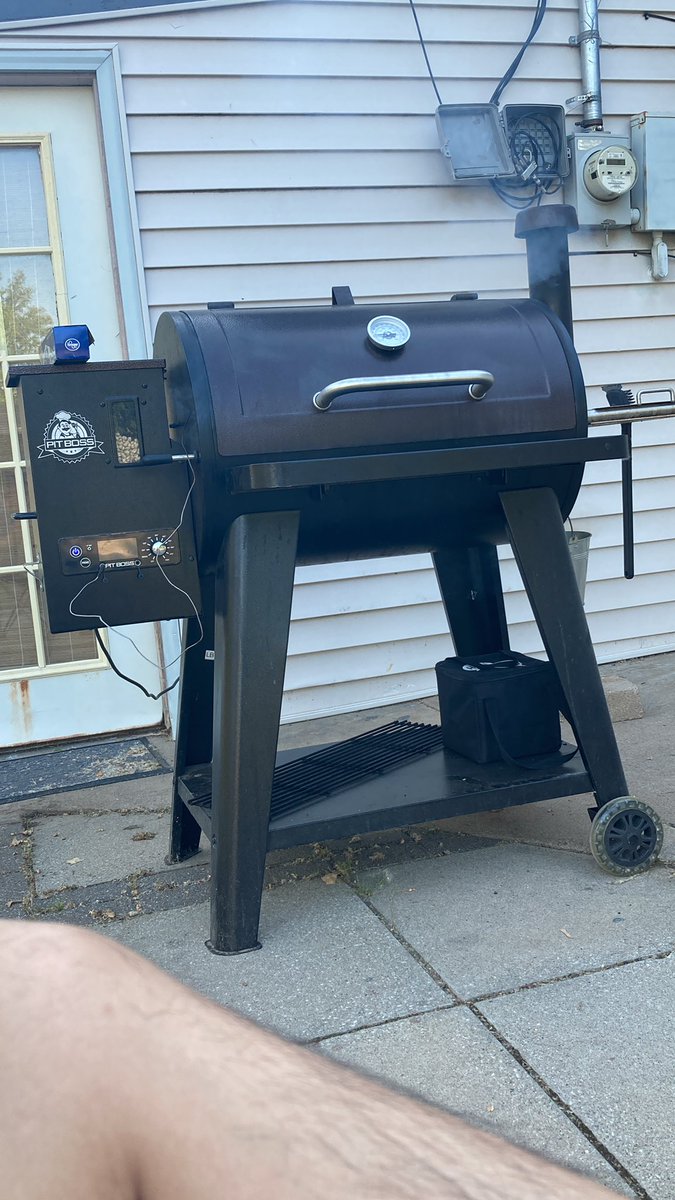 Enjoying the weather and preparing for the 4th. 

Got a nice brisket brewing