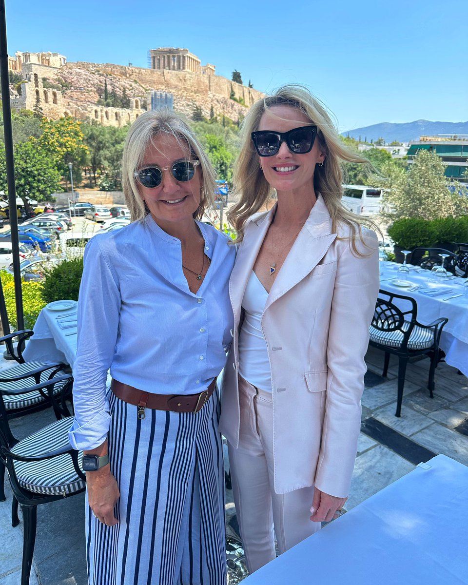 Always so great to connect and find sisterhood with rockstar women like @MarevaGrabowski. We may live over 6,000 miles apart but our shared experience as moms pursuing our own passions while supporting our husbands in public service defies international borders.🙏