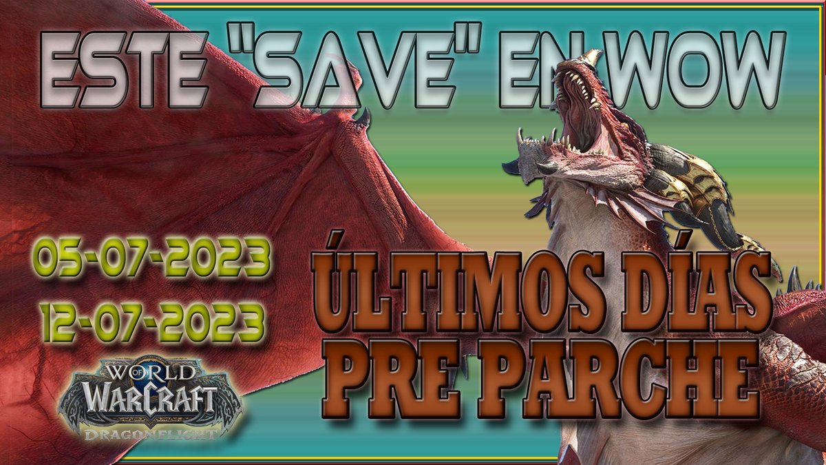 #Warcraft Descubre todas las novedades y cositas que tendremos para hacer durante este próximo save en #WoW #Dragonflight !!👍

▶ youtu.be/uJ8akQSrjvo 💥