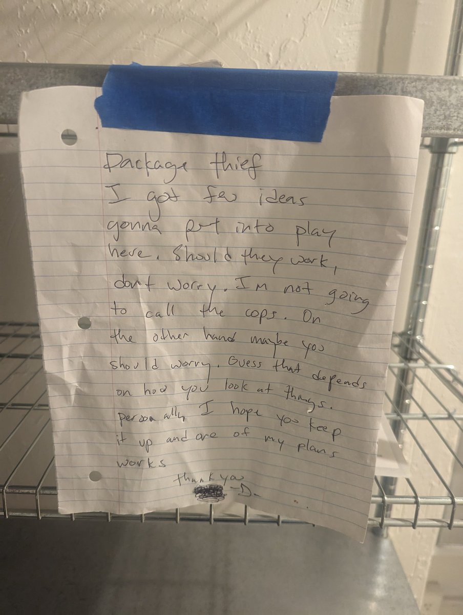 StarNonbinary's tweet image. This is why I can&apos;t mail in my building: