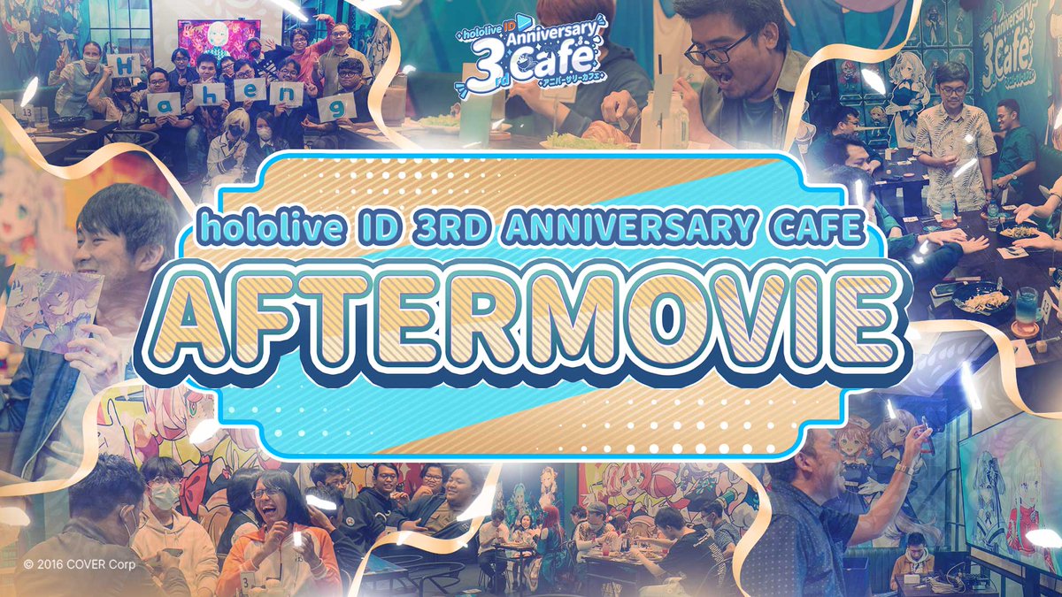 hololive ID 3rd Anniversary Cafe tweet media