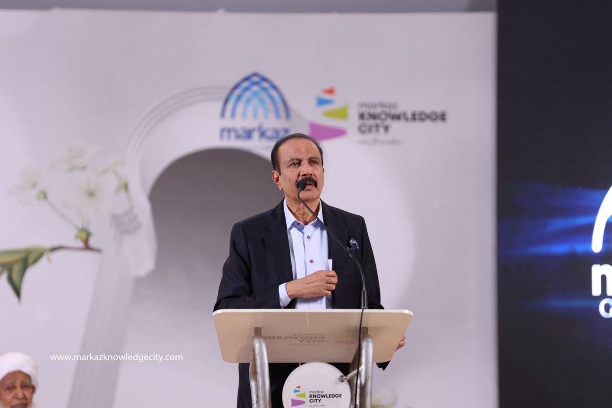 We were delighted to welcome <a href="/DrMoopen/">Azad Moopen</a>, the esteemed Founder Chairman &amp; MD of <a href="/ASTERHealthcare/">Aster DM Healthcare</a> , to Markaz Knowledge City. During his visit, he addressed the Global NRI Meet and had a remarkable meeting with Sheikh Abubakr Ahmad, the grand mufti of India.

#drmoopen #astermims
