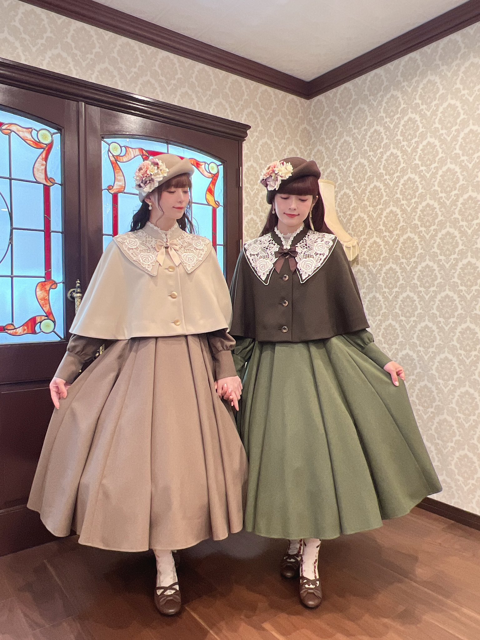イノセントワールド リボンレーススタンドカラーマント ケープ イノワ 深澤翠 on X: 
