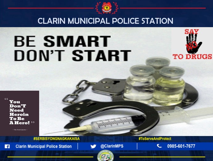 ClarinMps's tweet photo. Illegal Drugs Campaign!
On July 4, 2023 at 1:43 PM Pat Jenivah S Badlisan Asst PCR PNCO of Clarin MPS under the supervision of PMAJ JINGLE CALO ESICK, COP
crafted SOCCARD regarding Illegal Drugs Campaign.
#SerbisyongNagkakaisa
#ToServeandProtect https://t.co/P3QDVsdFC2