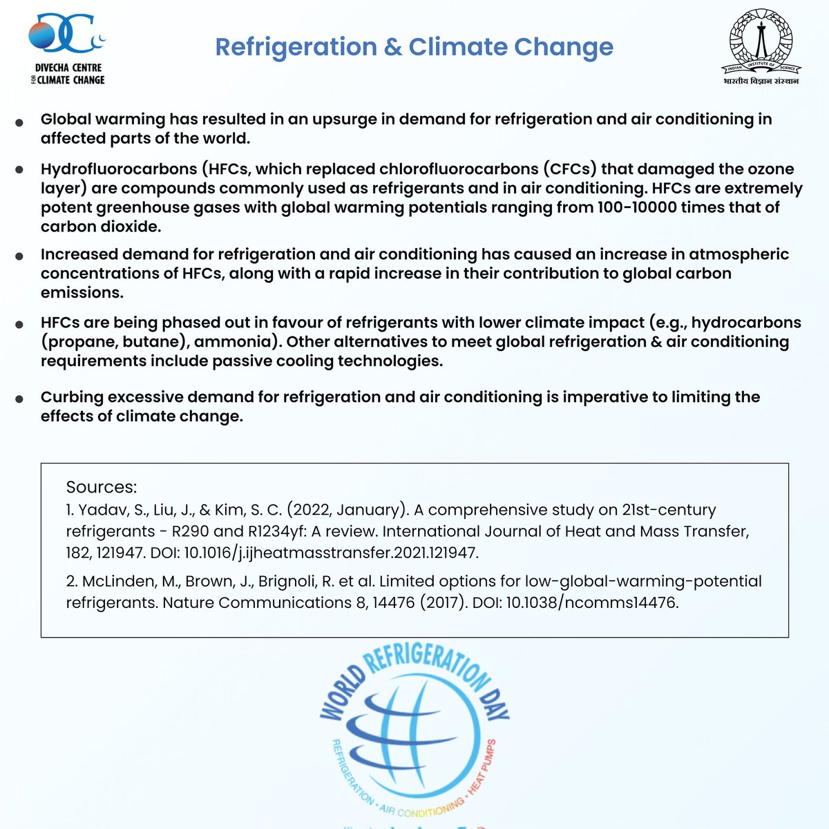DivechaFor's tweet photo. On World Refrigeration Day, we highlight how modern refrigeration processes contribute to climate change.
.
.
.
.
#WorldRefrigerationDay #WorldRefrigerationDay2023 #FrostyCelebration #KeepItCool2023 #Coollnnovation #SustainableCold #IceColdTech #FreshFridges #bachelorette https://t.co/vyzRhwqIjX