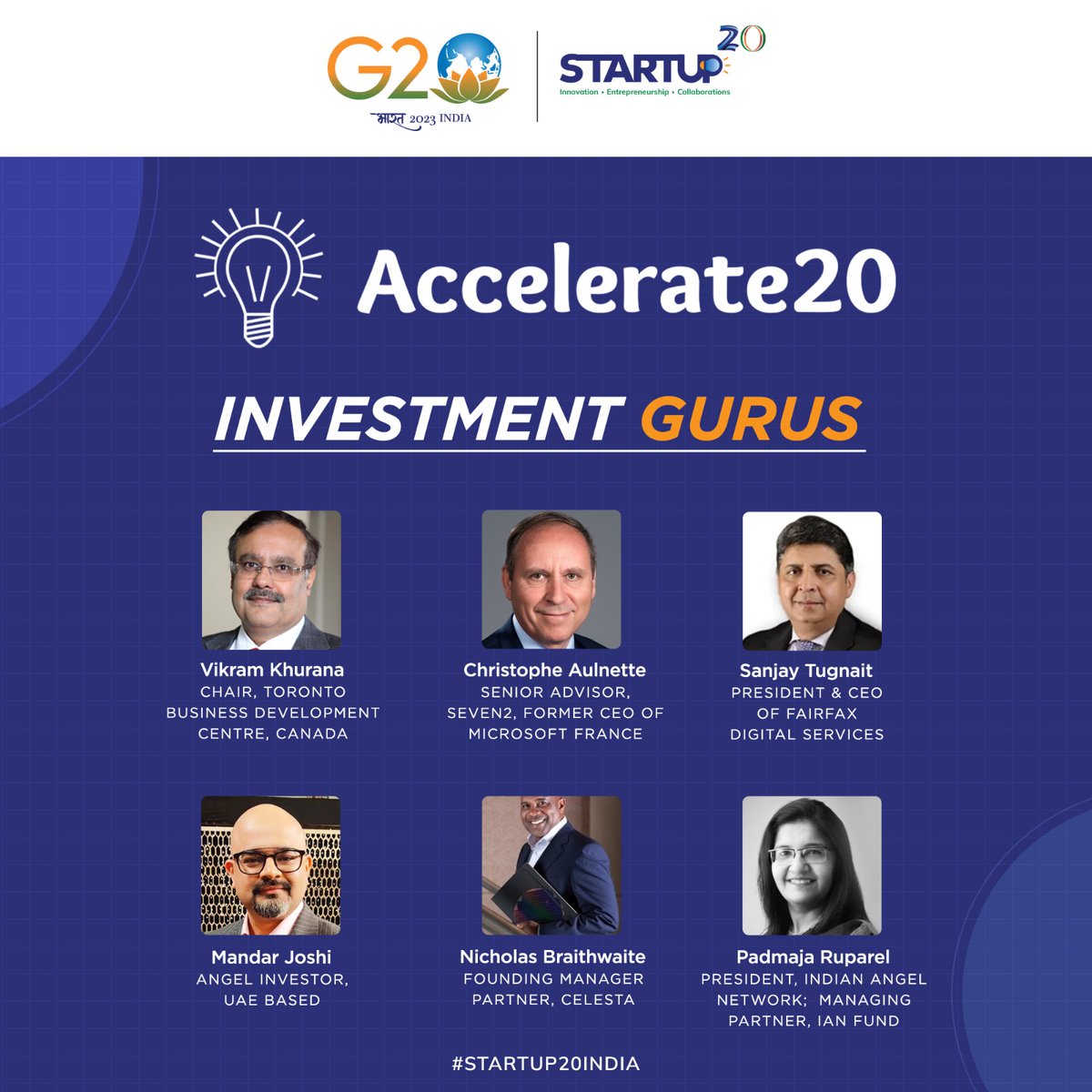 #Startup20 aims to actively address crucial subjects for deliberation and develop practical suggestions pertaining to each focal domain.