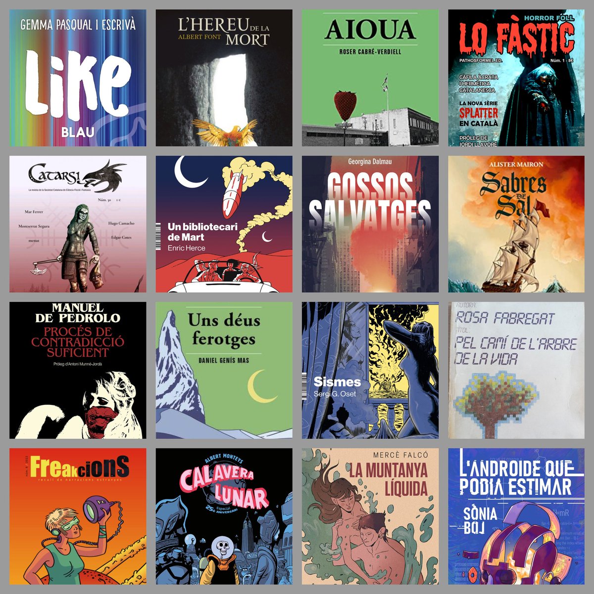 I per tancar la segona temporada del #bingocificat, aquest any he aconseguit fer-ne un amb llibres km 0.
Això sí, he utilitzat un parell de comodins.