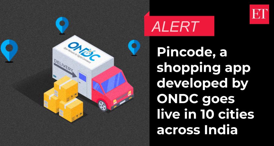 EconomicTimes's tweet photo. #Pincode, a shopping app developed on the #ONDC platform, today announced that it has gone live in 10 cities across India. The cities include Mumbai, Delhi, Nodia, Gurugram, Chennai, Hyderabad, Ahmedabad, Pune, and Kolkata.

Catch the day's latest news and updates 🔴  https://t.co/ZuEujoodeh