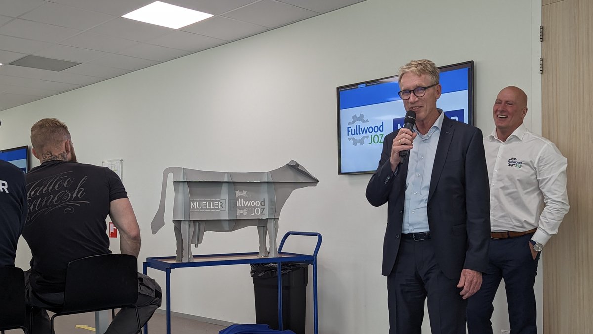 We’re pleased to announce Paul Mueller Company’s partnership with Fullwood JOZ! They’re expanding their offerings beyond milking robots &amp; conventional milking systems to include cooling solutions. 🌡️🧊 Fullwood JOZ, we look forward to a bright, cool ❄️ future with you!