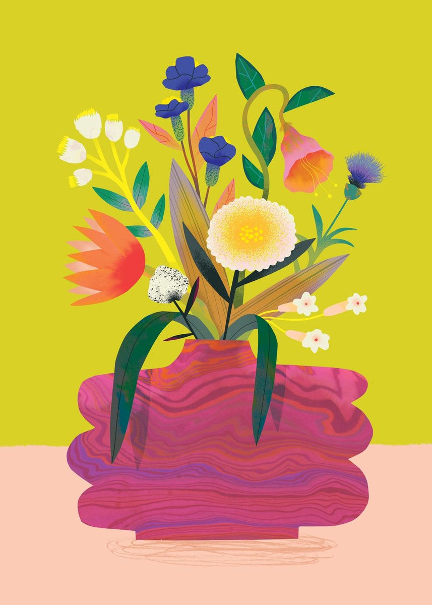 Next in the Flower Bunch collection 🪴

sunnybeast.com/collections/ne…

#flowerillustration #illustration #plantillustration