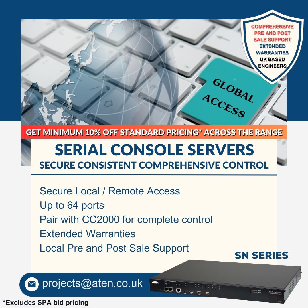 Aten_UK's tweet photo. GET 10% OFF NOW!

Breathe new life into your Server Room and Data Centre!

Take advantage!
https://t.co/DfrS3pAoiT

Contact us:
Projects@aten.co.uk

#ATEN #KVM #LCDKVM #PDU #SerialConsole #UPS #ServerRoom #DataCentre 

Available at @ExertisUK https://t.co/1VYPvmKGW3