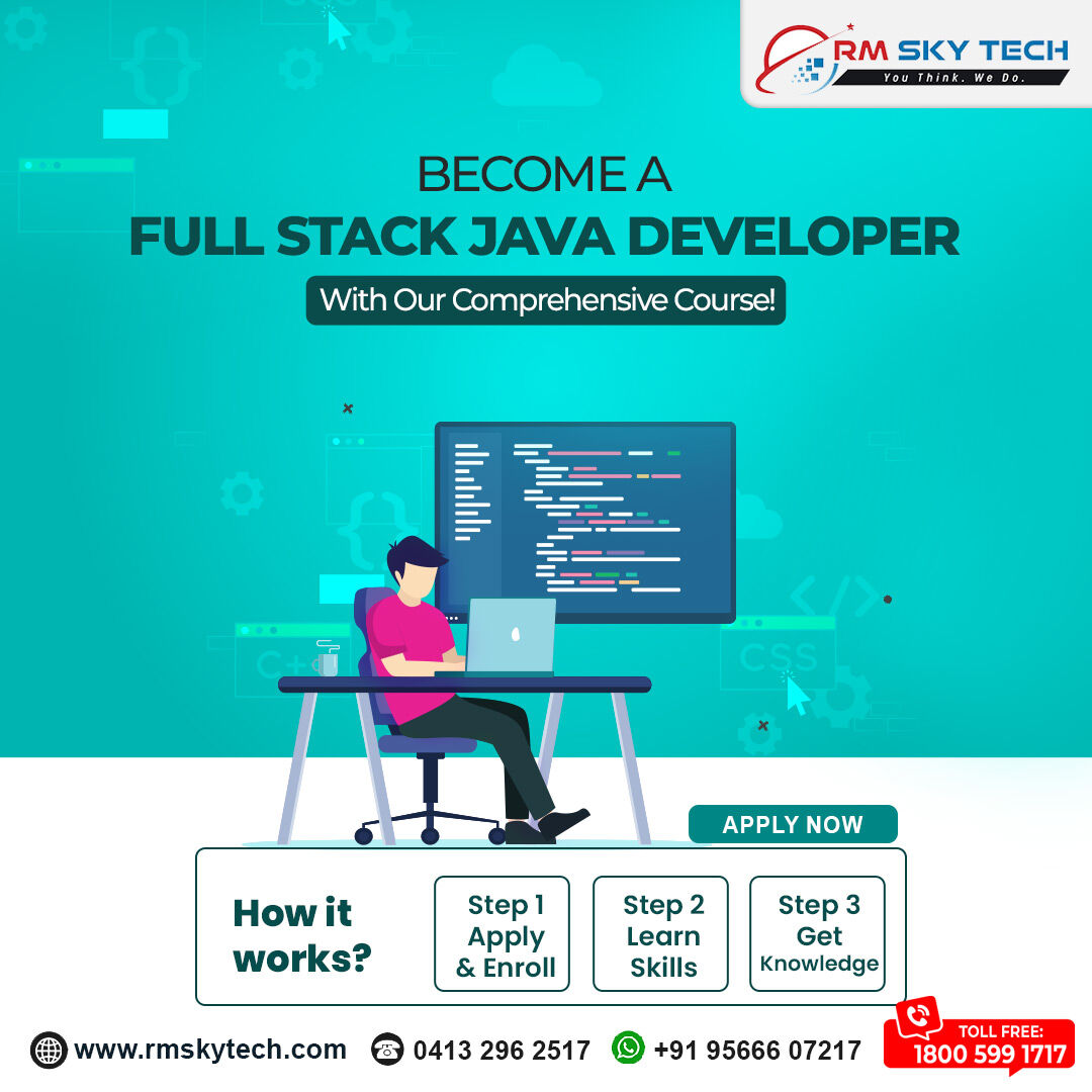 RMSkyTech1's tweet image. 👉Become a Full Stack Java Developer! Join our Comprehensive Course! 🌟
Enroll Now: rmskytech.com/course/full-st…
🎯 Don't miss this opportunity to acquire the skills you need for a successful career in Full Stack Java development. 💼
#FullStackJavaCourse #LearnGrowBuild #RMSKYTech