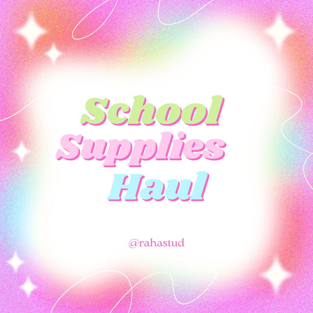 ---------- School Supplies Haul ----------
by <a href="/rahastud/">raa</a>

[a thread]