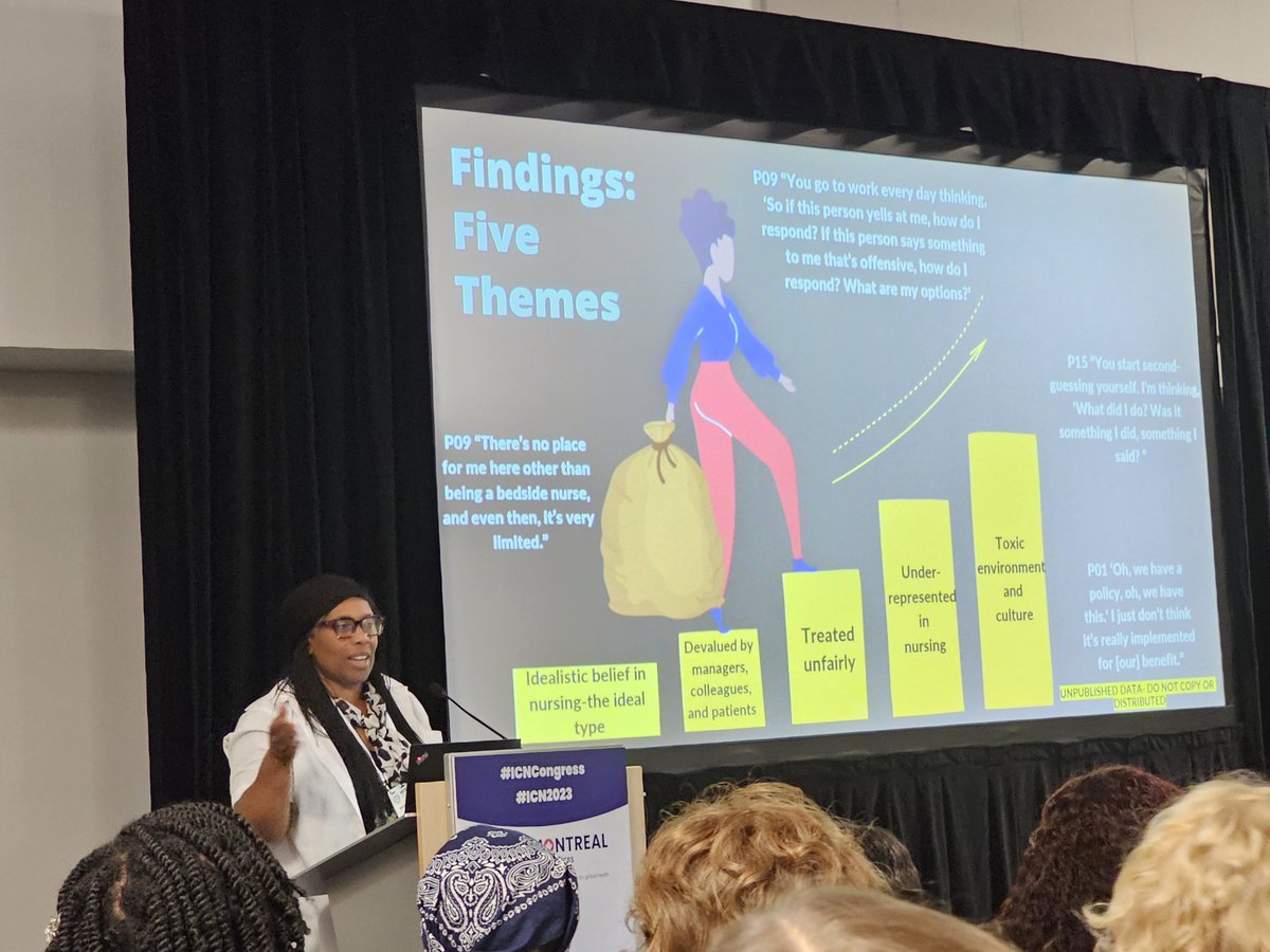 Wonderful presentation by my friend and colleague Dr Nadia Prendergast on racism in nursing