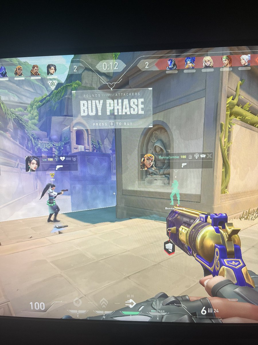 mooshiimi's tweet photo. one more picture to add to my collection of the buddy iβll NEVER get.
#VALORANT #riotgunbuddy #riotdev https://t.co/nFikNnKCeP