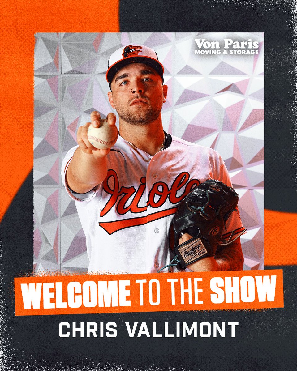 Orioles's tweet photo. Welcome to the Show, Chris! https://t.co/d6XZkpsEPB
