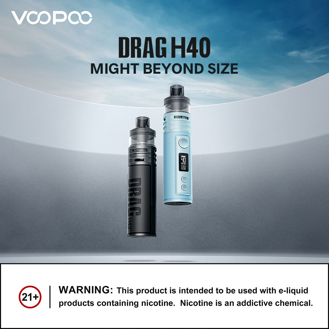 TODAY IS THE DAY! Our newest Drag is officially here. 
⚡VOOPOO DRAG H40⚡

DRAG H40, VOOPOO's most compact pod mod with a maximum power of 40 W for advanced users to start their DTL vaping journey

MIGHT BEYOND SIZE

#voopoo #vape #newvapes #dragh40 #voopoodragh40 #h40 #vaping