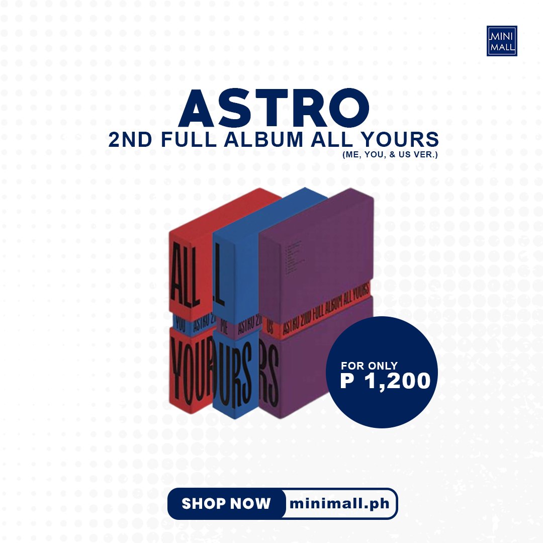 Are you a fan of the energetic and charismatic K-pop group ASTRO? Do you want to showcase your love and support for the talented boys? Look no further than our exclusive collection of ASTRO merchandise!

Visit our website at minimall.ph for more ASTRO merchandise.