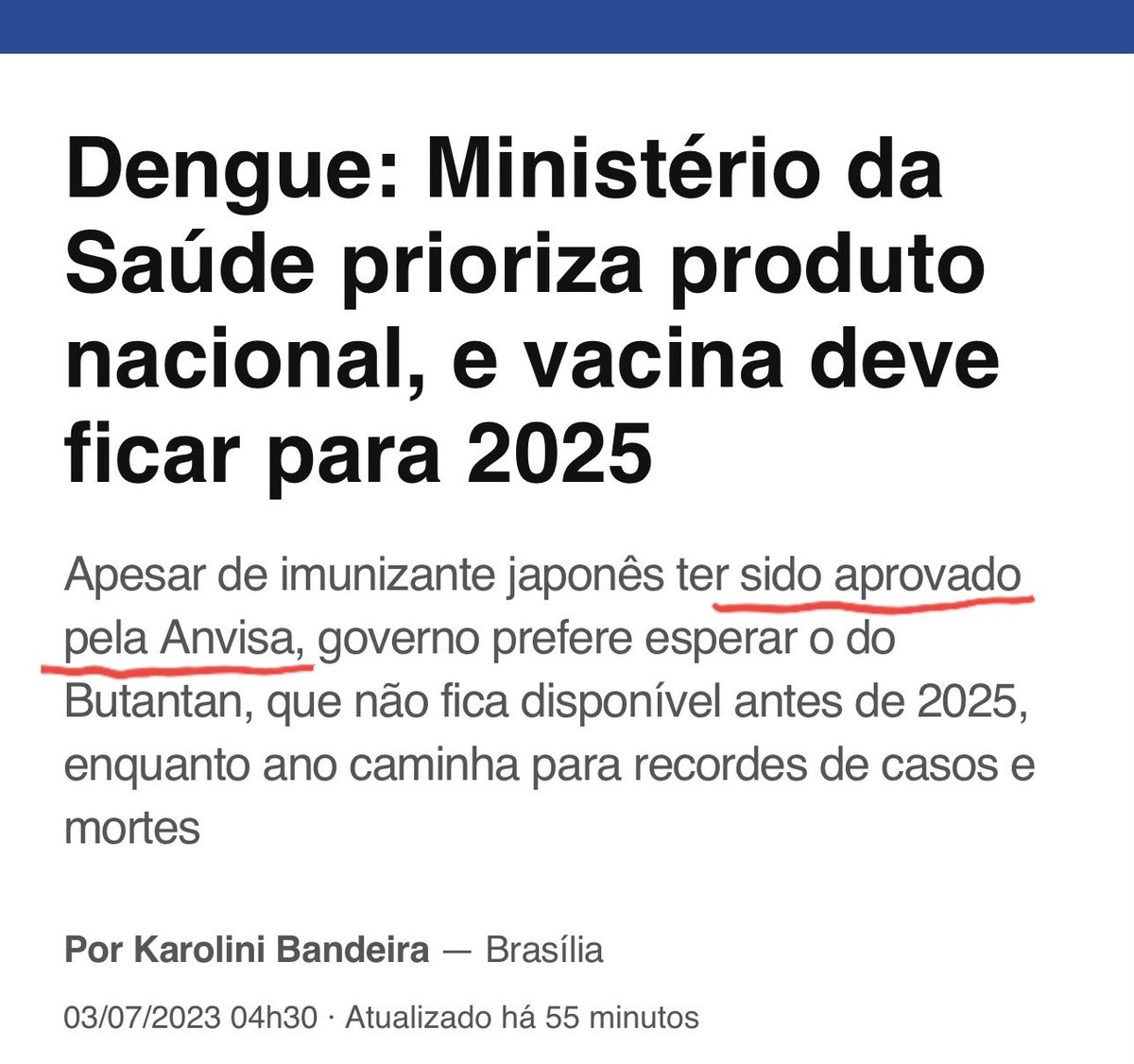 anapati22's tweet photo. @Marley007648061 @taoquei1 @JRedLabel Lerdinha, o gov Bolsonaro comprou TODAS as vacinas contra covid assim q a Anvisa aprovou. TODAS!
E pq q agora o povo tem q esperar a compra de vacina contra dengue, já que a Anvisa aprovou, e já q a doença é grave em idosos, crianças e quem tem doenças? https://t.co/yTS02rs3hG