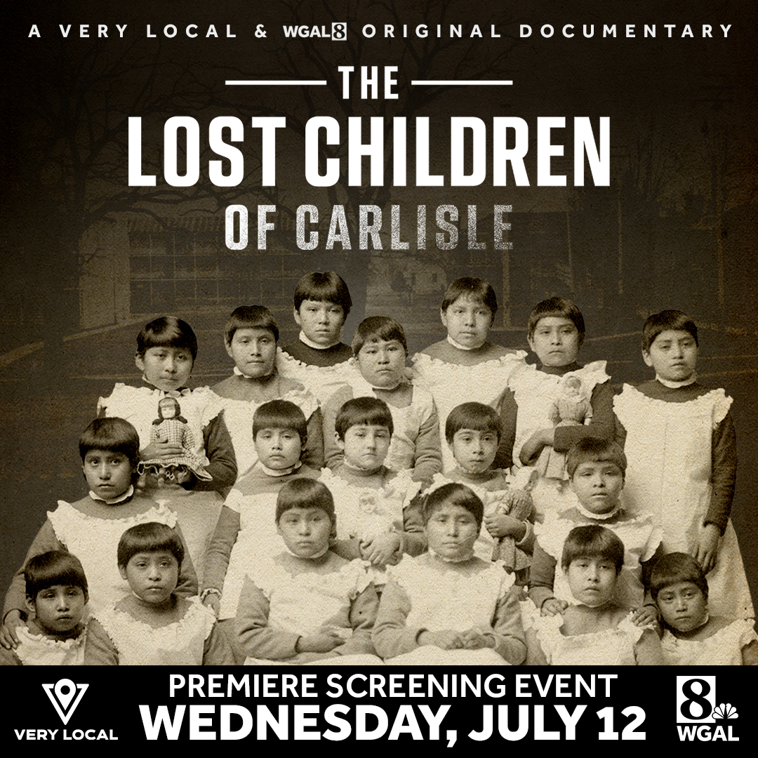 THE LOST CHILDREN OF CARLYLE
FILM SYNOPSIS
Beginning in the late 19th century, thousands of Native American children were sent far away from their homes to 
---------
It'll be available to stream beginning July 13th. You can find it at this link:  lostchildrencarlisle.com/?fbclid=IwAR3N…