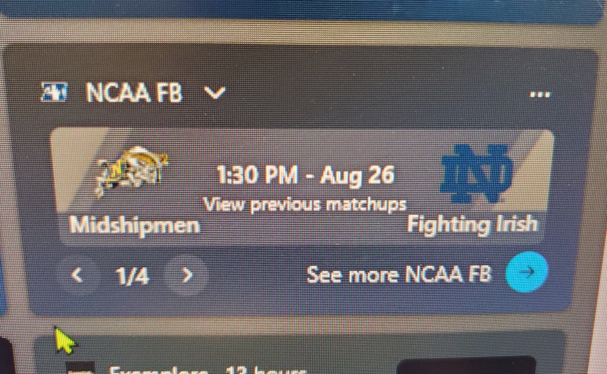 fifthquarterfsu's tweet photo. College Football info showing up on my computer!! https://t.co/7PpAOKhJ67