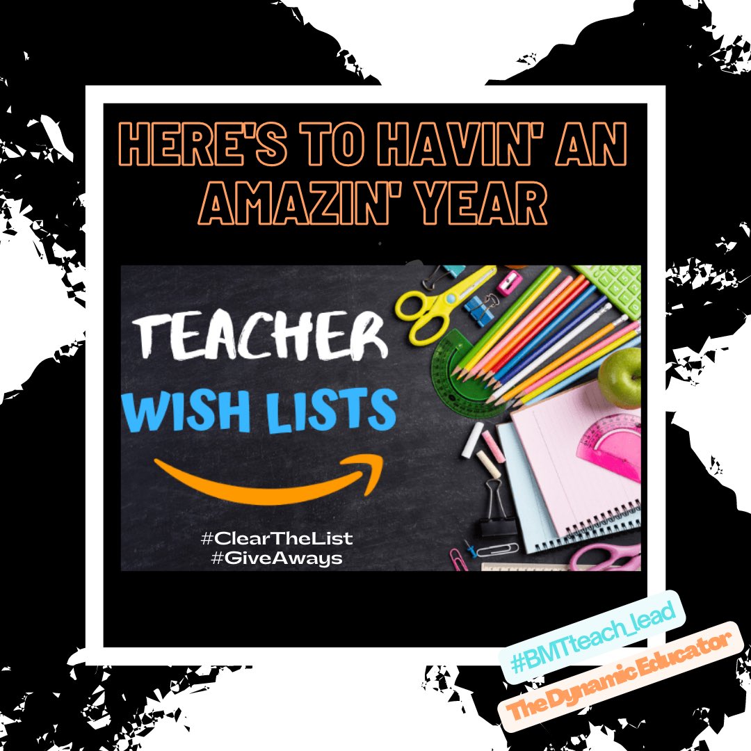 In honor of educators, let’s pitch in to show them how much we appreciate them.

Educators, comment with your list 👇. 

Supporters, click on a link and make a purchase. Thank you for your support! 

#clearthelist #teachertwitter #k12 
#educhat #learning #ntchat #classroom #teach