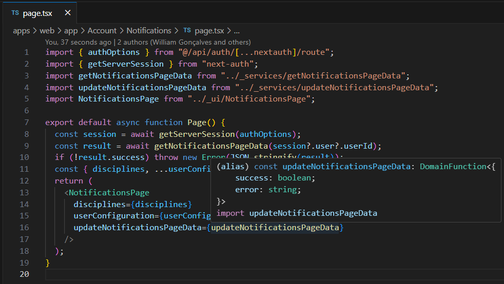 iwilldotdev's tweet photo. App Router (Next.js), React Server Components, Server Actions e as Domain Functions da @seasonedcc 

Imagens de paz e felicidade. Clean demais.❤️ https://t.co/xICKzZbLi5