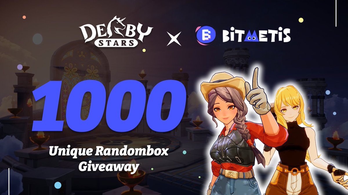 Derby Stars Partner Collaboration Giveaway Event is here with <a href="/BitMetis/">KlapAI (Formerly BitMetis)</a>

🥳 <a href="/BitMetis/">KlapAI (Formerly BitMetis)</a> X <a href="/DerbyStars_HQ/">Derby Stars</a> Giveaway
🏆 1000 Unique Randombox NFTs for lucky draw

To Enter

✅ Complete Task: bitmetis.io/bounty-detail/…

⏳Ends July 18th 12:00 AM UTC-0
🚀 Good luck everyone 🚀