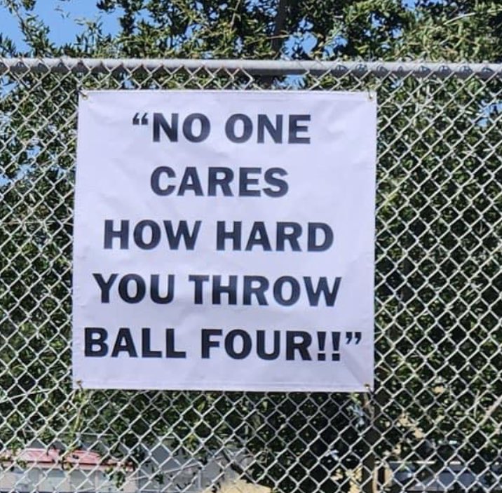 Your best pitch is a strike..