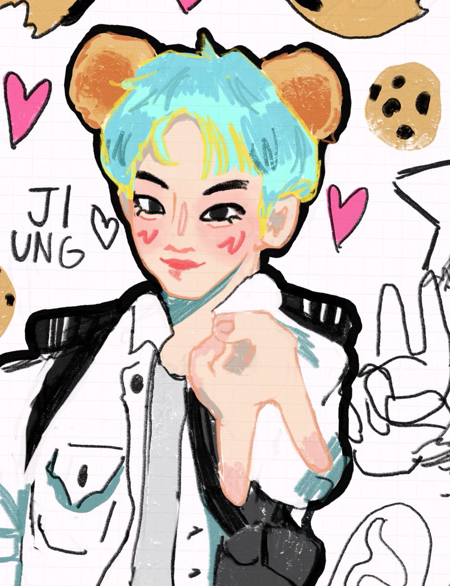 SHJF1LES's tweet photo. jiung page wip https://t.co/A4AzKLFAri