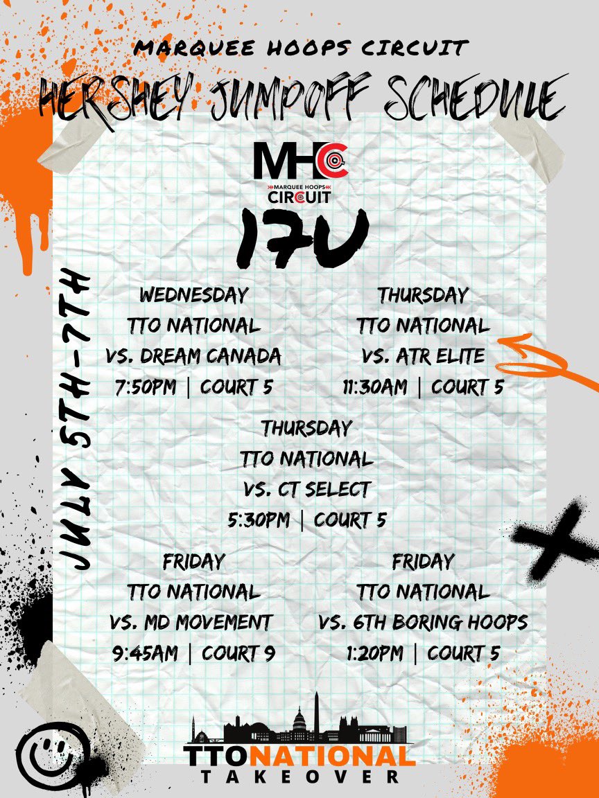 yeahdeuce's tweet image. Schedule for this weekend!