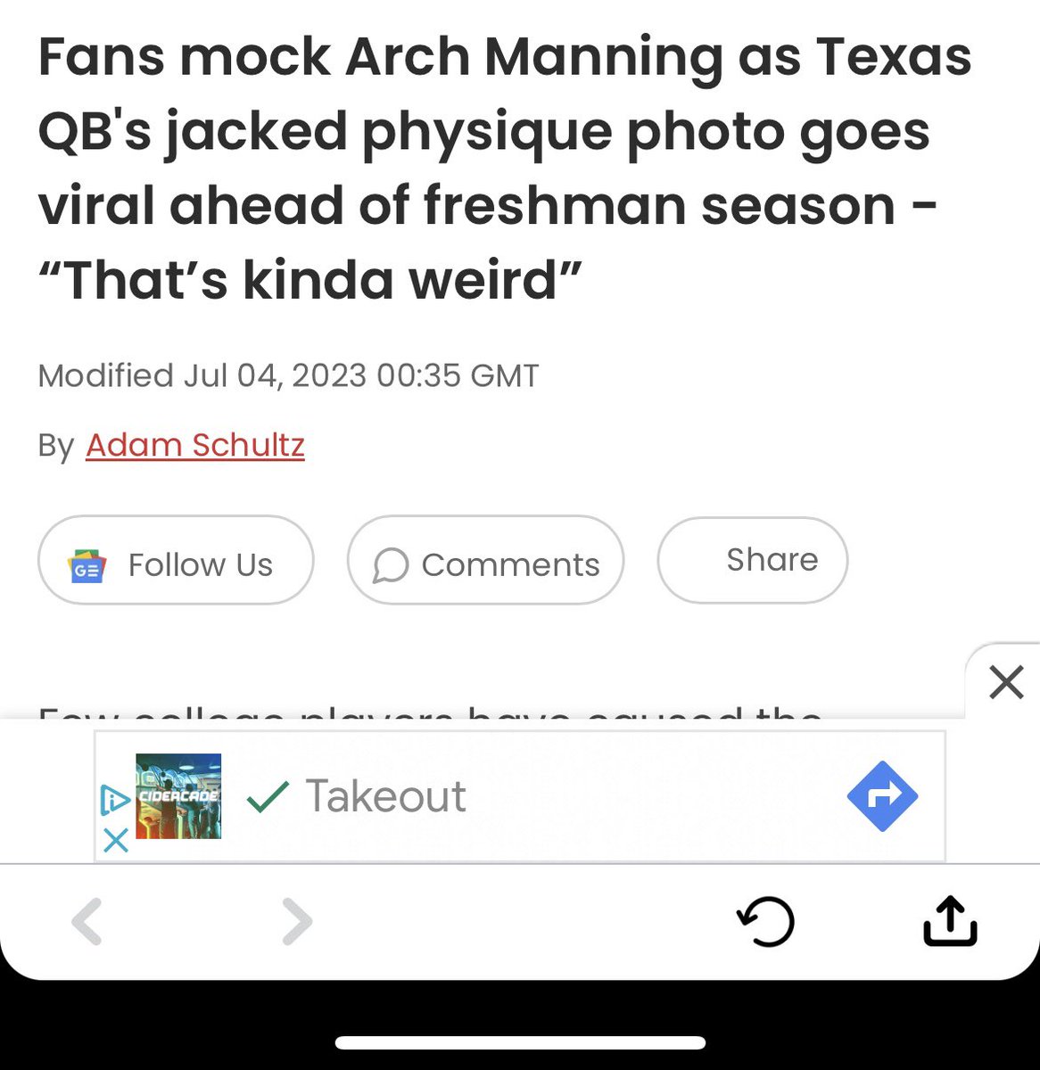 They’re posting articles in the future now?