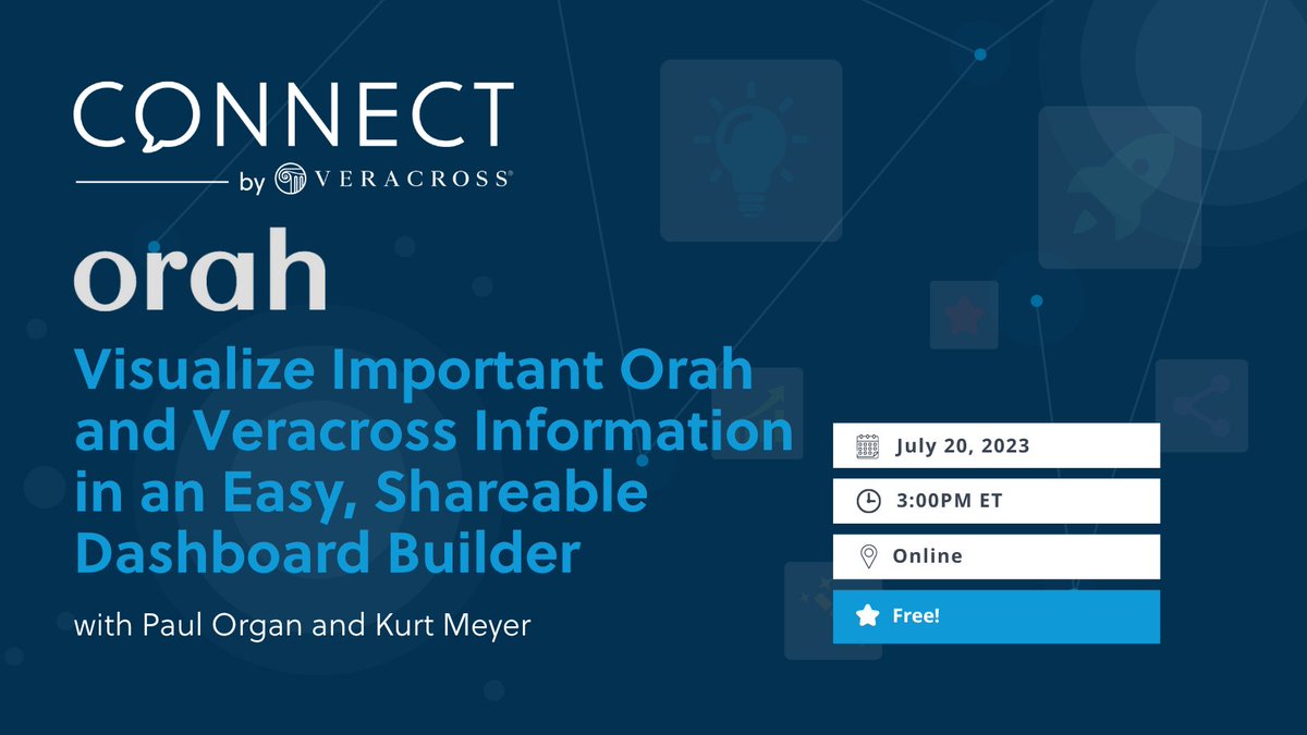 Join us for a deep-dive into our latest product developments here at Orah, and how you can surface important insights without changing any of your existing school systems. Presented by our Co-CEOs Paul &amp; Kurt. We'd love to see you there!
