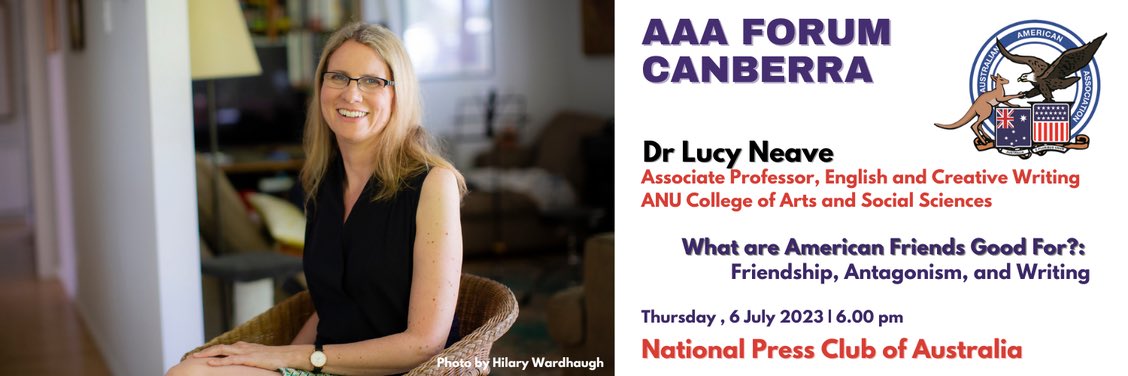 Happy #4thofJuly!
❤️🤍💙

Join #AAACBR &  @FulbrightAUS recipient, Dr Lucy Neave, Thurs, 6 July at the @PressClubAust from 6-7.30pm to continue the red, white & blue festivities! #AUSwithUS #USwithAUS @USEmbAustralia @AusintheUS
Cash bar & burger deals  

us2.campaign-archive.com/?e=d706af84e5&…