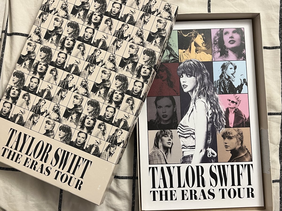 blockmeout7's tweet photo. HI my mom doesn't need her posters from her eras vip box so i thought id give them away to someone! all 4 posters are included + vip box

to enter the giveaway : 
⭑ follow me :) @blockmeout7
⭑ retweet this post
⭑ comment your favorite taylor swift song

ends 7/14, US only 🪩 https://t.co/aBAN4YpDbI
