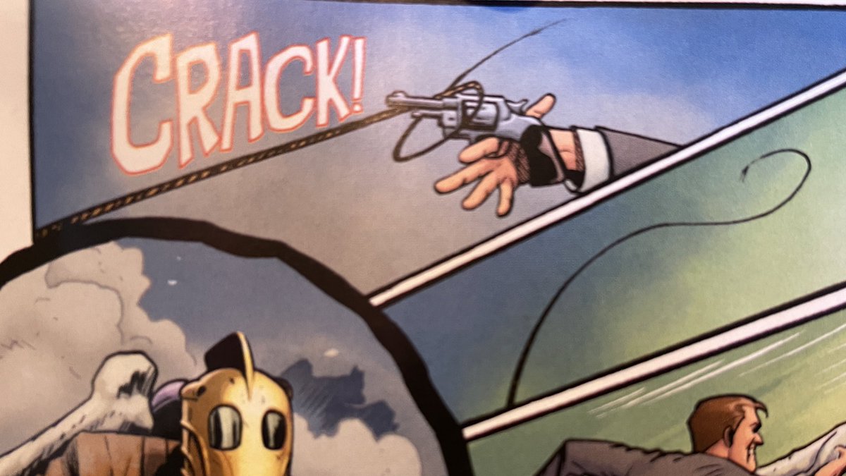 Some totally unexpected #IndianaJones nods in the latest issue of The Rocketeer! @IDWPublishing @RocketeerTrust