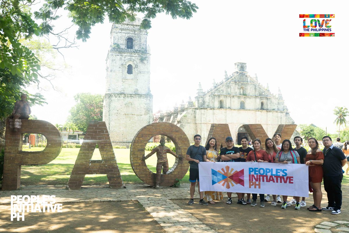 elynevillamor's tweet photo. Who went to the North?
The awesome youth of People's Initiative PH @officialpiph! 📷
#LoveThePhilippines 

-

In harmony with their mission to bolster the nation's tourism industry and support government efforts, People's Initiative PH wholeheartedly embraces and champions the new tourism slogan of the Department of Tourism - Philippines: "Love The Philippines." This succinct yet powerful call to action perfectly aligns with the group's #PhilippinesFirst / #PilipinasMuna approach, encouraging both locals and visitors alike to discover and cherish the myriad wonders that the Philippines has to offer.

For days one and two, People's Initiative PH embarked on an inspiring journey to Ilocos, immersing themselves in the rich tapestry of Philippine history and culture. From the timeless charm of Calle Crisologo to the legacy of the Ferdinand E. Marcos Presidential Center, they delved into the nation's past with curiosity and respect. Enveloped in awe at the architectural marvel of Paoay Church and the grandeur of Malacañang of the North, they celebrated the nation's heritage. The adventure continued with a thrilling escapade on the Paoay Sand Dunes, where they reveled in the majesty of nature. Throughout their explorations, People's Initiative PH demonstrated their commitment to promoting "Love The Philippines," igniting a fervor for responsible tourism and nurturing a profound connection with their homeland.

Armed with this newfound passion, People's Initiative PH stands ready to inspire others to join the movement, embracing the #PhilippinesFirst / #PilipinasMuna mindset and unlocking the limitless potential that lies within their beloved nation. #LoveThePhilippines #MahalinNatinAngPilipinas #HuwagMagingDayuhanSaSarilingBayan #PIPH #PIPHAdvocacy #PIPHforPhilippineTourism

CC / @bongbongmarcos  @SenImeeMarcos @sandromarcos7 @Eleksyon31 
Tiktok Influencers / @kokolokoyph @reinchan29