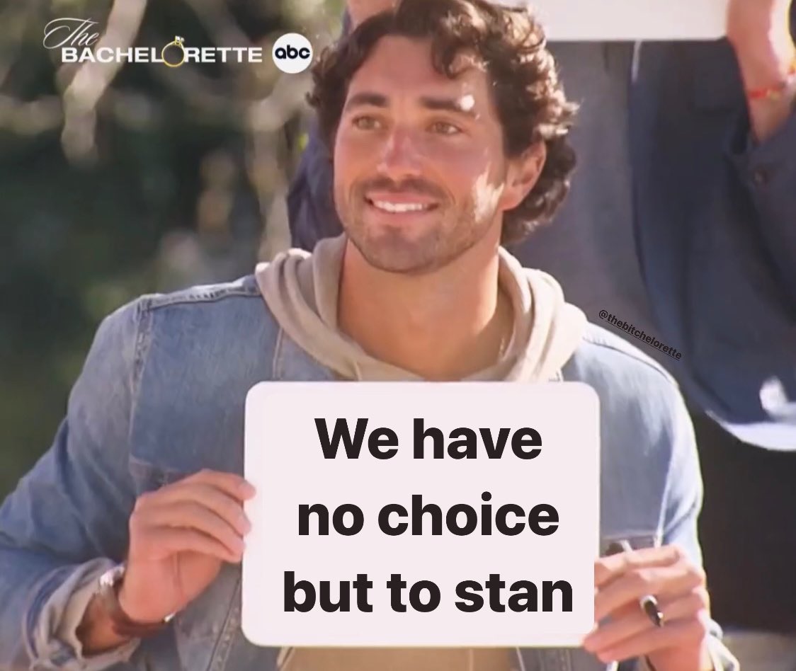 ok fine I am officially a Joey G girl  

#TheBachelorette
