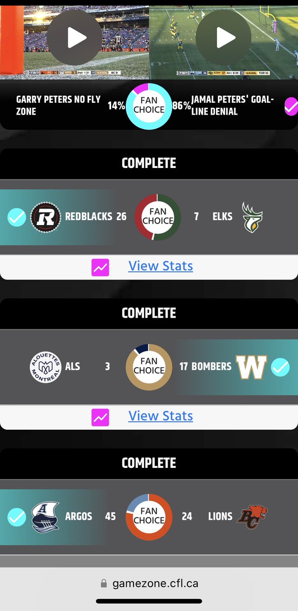 tasha_scho's tweet image. #nailedit #3for3 #Pickems @CFL @CFLonTSN