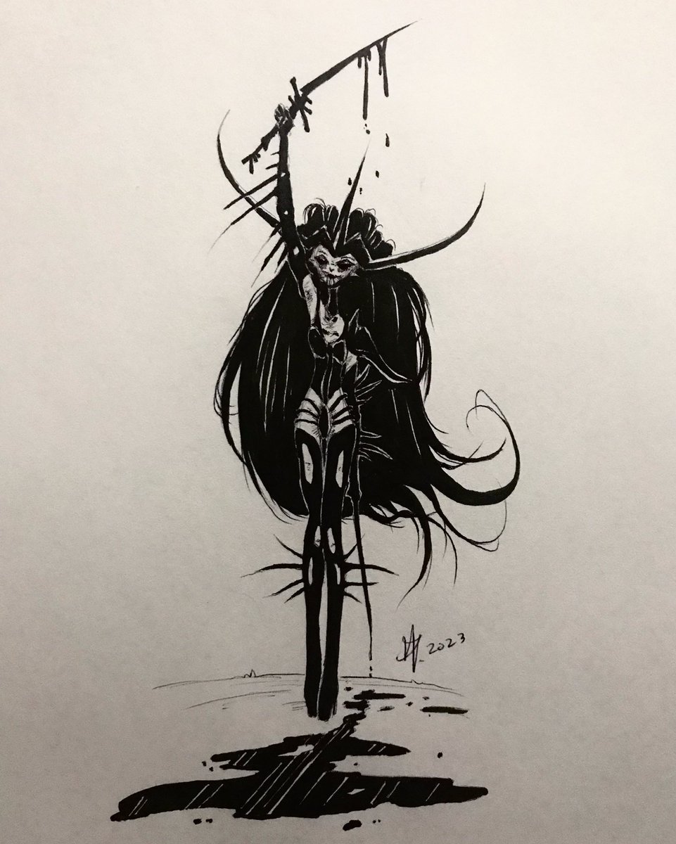 GoldenGoblinArt's tweet photo. “Smile at the face of God and your reward will be eternity…” 
#blood #bloodgod #gore #witch #witchy #witchelf #aelf #aelves #aos #ageofsigmar #daughtersofkhaine #khaine #morathi #sketch #elfcore #fairycore #creepy #witchgirl #demongirl #demongirls https://t.co/45yxDYDHfl