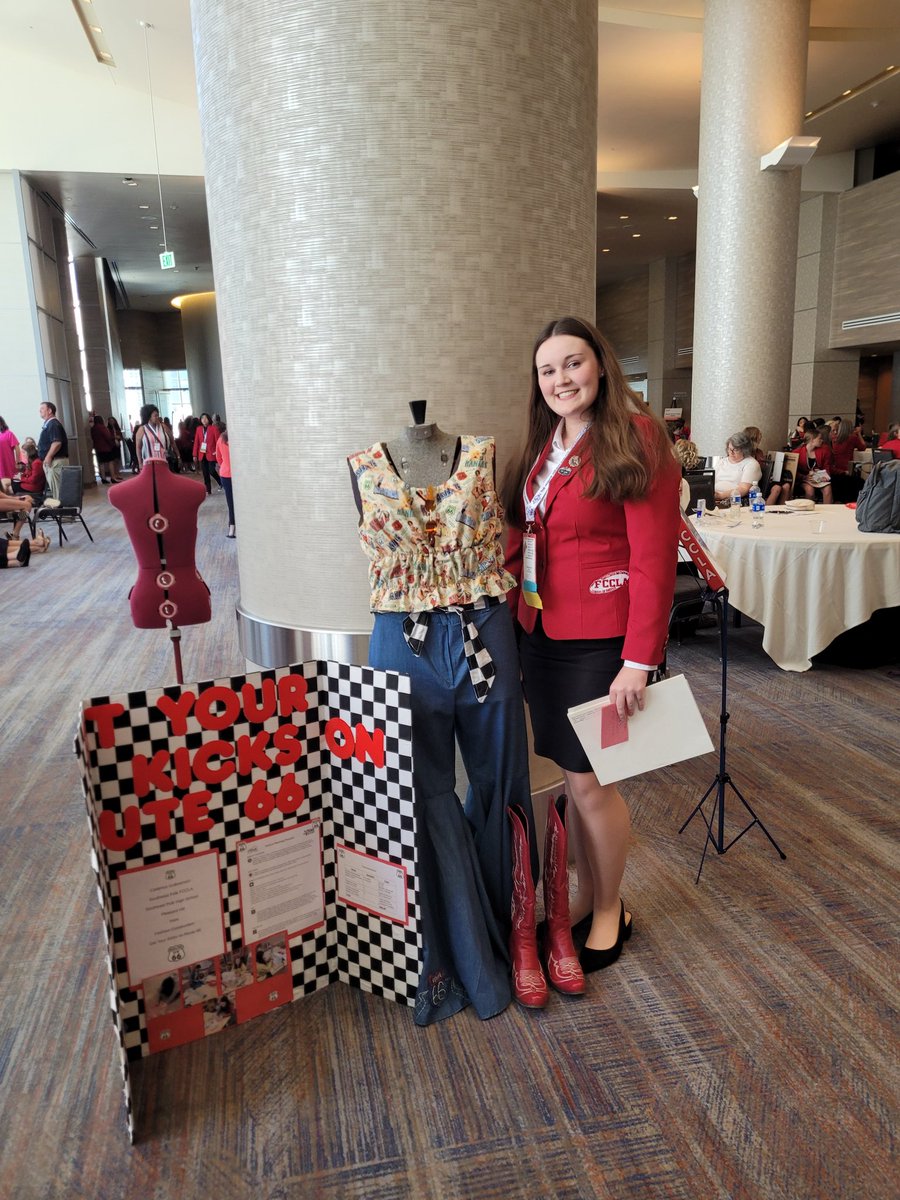 SEPFCCLA's tweet photo. At National FCCLA Conference in Denver this week! One competition down, one to go! Best of luck to Cadence &amp; Raquel! https://t.co/olfvWoJ0K6