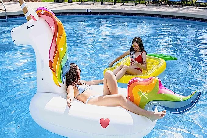 HouseNVilla's tweet image. #PoolFloats, #SummerPoolFun, #PoolParty, #FloatLife, #PoolFloaties, #PoolTime, #SwimmingPoolFloats, #UnicornPoolFloats
Only in $36.99
VICKEA Inflatable Pool Floats for Adults and Kids, Water Unicorn Pool Float for Swimming Pool Fun amzn.to/43iKJhC via @amazon
