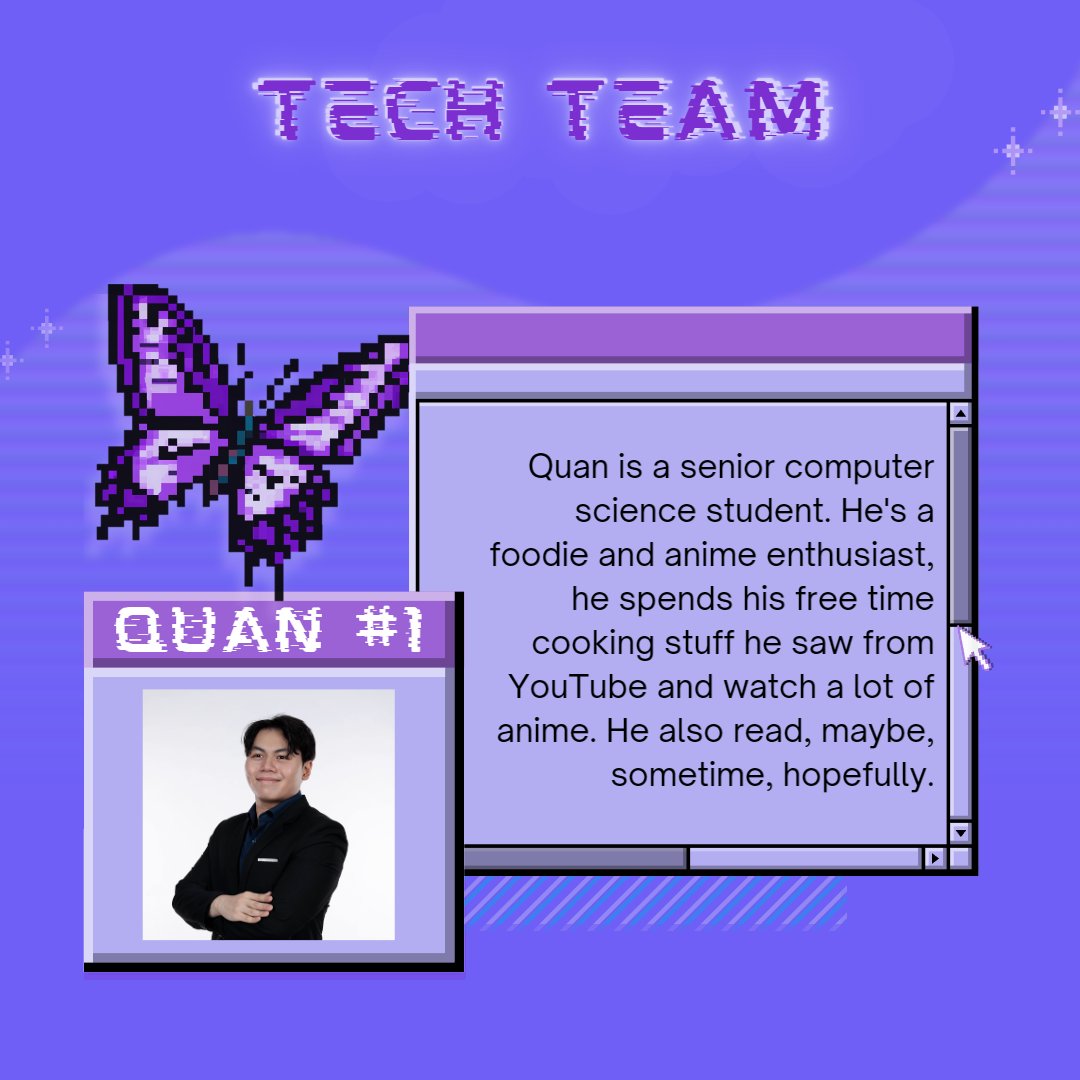 makeuc_io's tweet photo. Meet the 2023 Technology Team!! This team is responsible for the development for our hackathon, like all the cool stuff on our website, Discord server, and more!! :) #MakeUC #hackathon (1/2) https://t.co/wyMiboqUNm